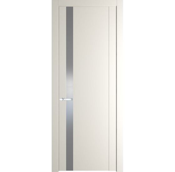 Межкомнатная дверь эмаль Profil Doors 1.2P перламутр белый стекло серебро матлак