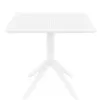 Стол пластиковый Sky 80х80 см, белый