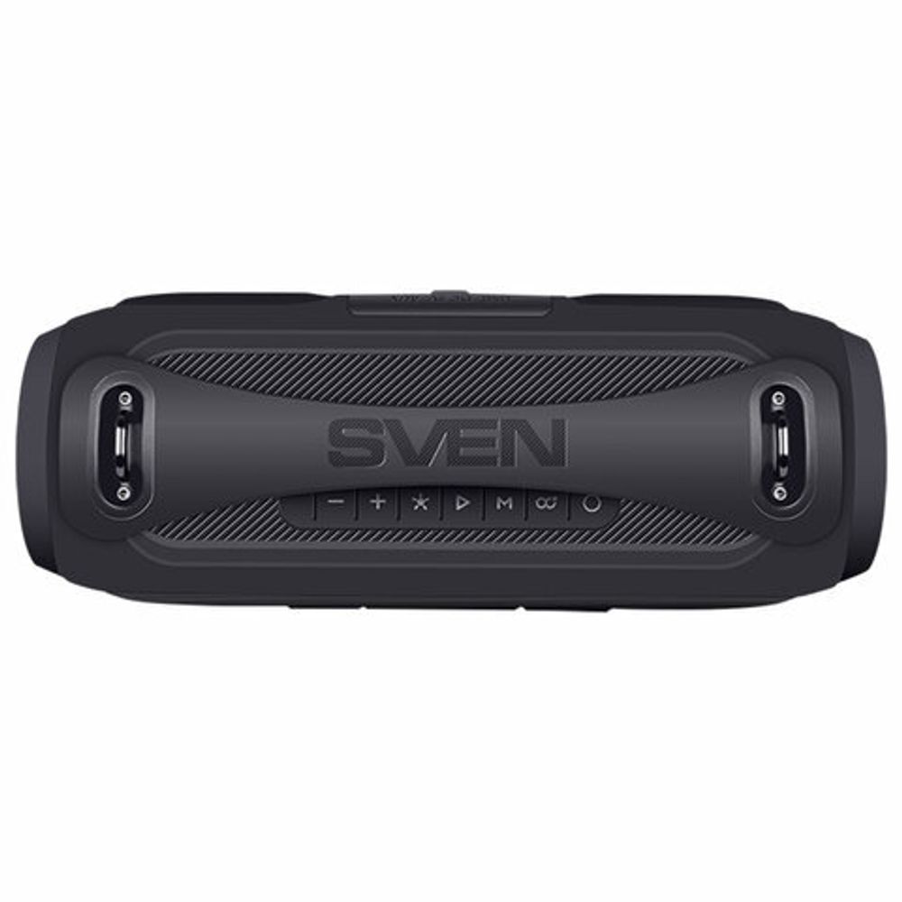 Колонка портативная SVEN PS-380, 40 Вт, TWS, Bluetooth, FM, USB, черный, SV-021290