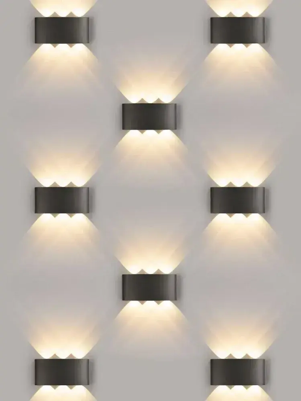 Настенный светильник, Светильник уличный LED 3000K, 6 Вт, черный