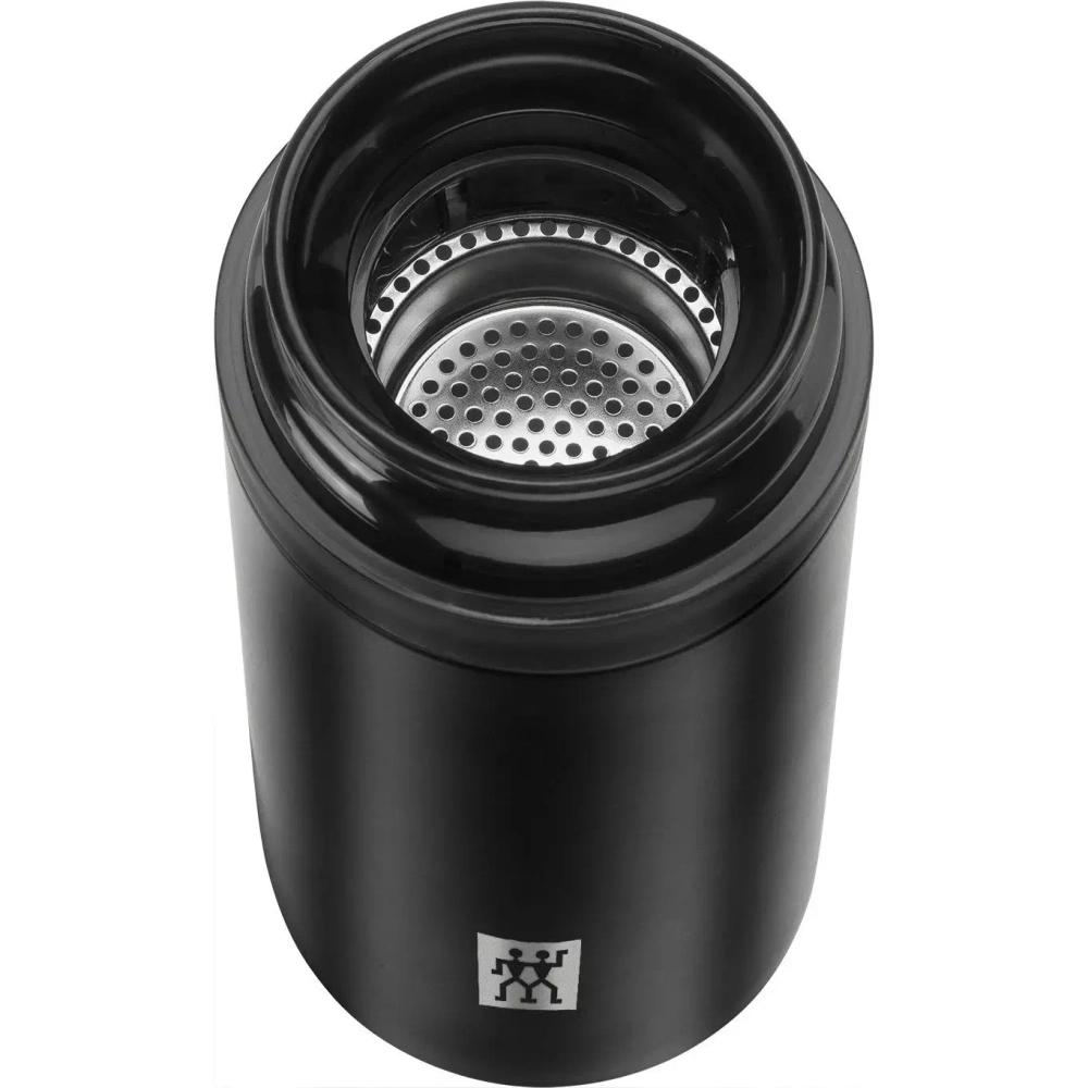 Zwilling - Термоконтейнер Thermo 420 мл с заварочным устройством для чая, черный / артикул   39500-512-0  / GTIN 4009839534041