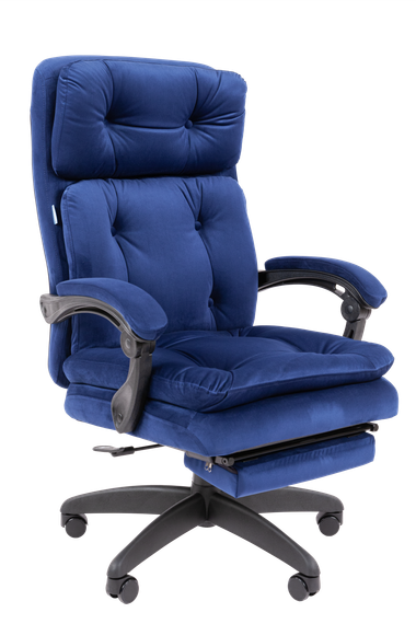 Кресло Chairman Home 442 Россия ткань Т-82 синий