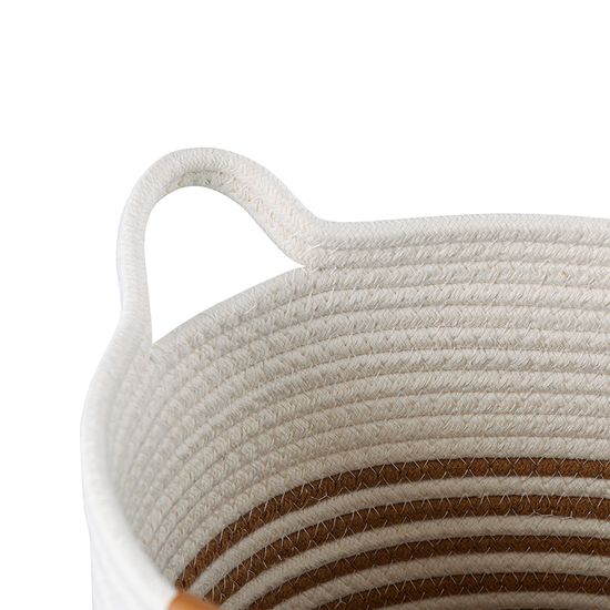 Корзина для хранения thea D30х46 см, бежевая/горчичная