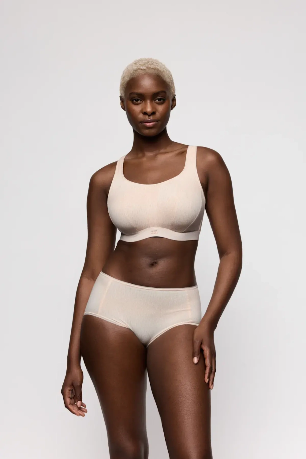 PRIMADONNA SPORT THE GYM Спортивные трусы с высокой талией, светло-бежевый