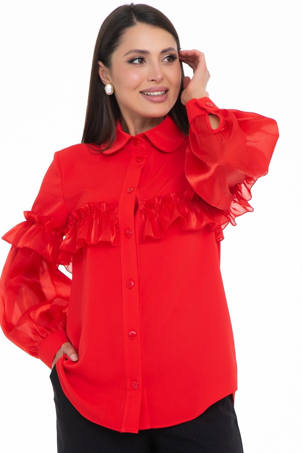 Блуза Очень красивая(алый) Diolche