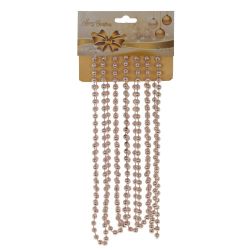 GAEM Украшение новогоднее "Бусы", D 0.5 см, L270 W0,5 H0,5 см, 2в.