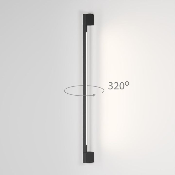 Уличный настенный светодиодный cветильник Elektrostandard Argos 35122/D черный a069746