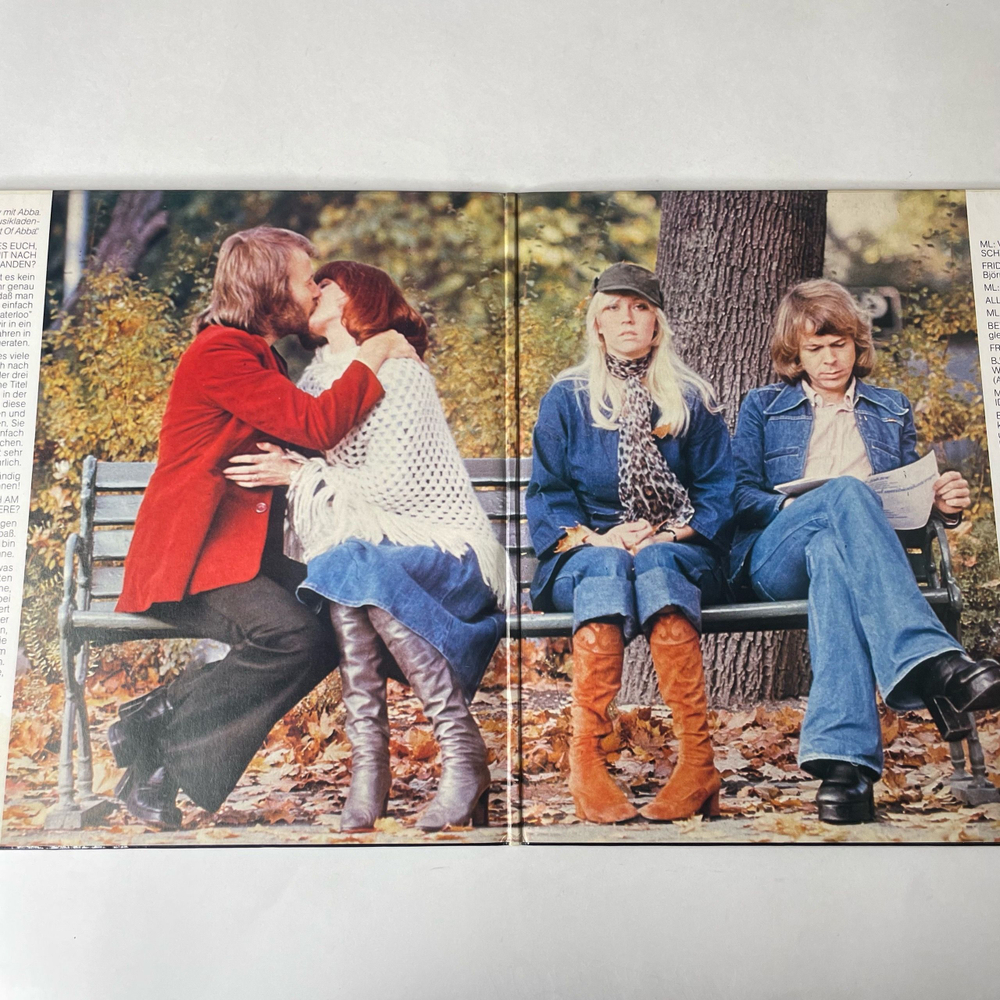 Винтажная виниловая пластинка LP ABBA АББА The Very Best Of ABBA (ABBA's Greatest Hits) (Германия 1976)