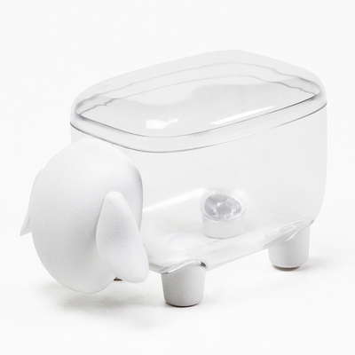 Контейнер для мелочей sheepshape, белый с прозрачной крышкой