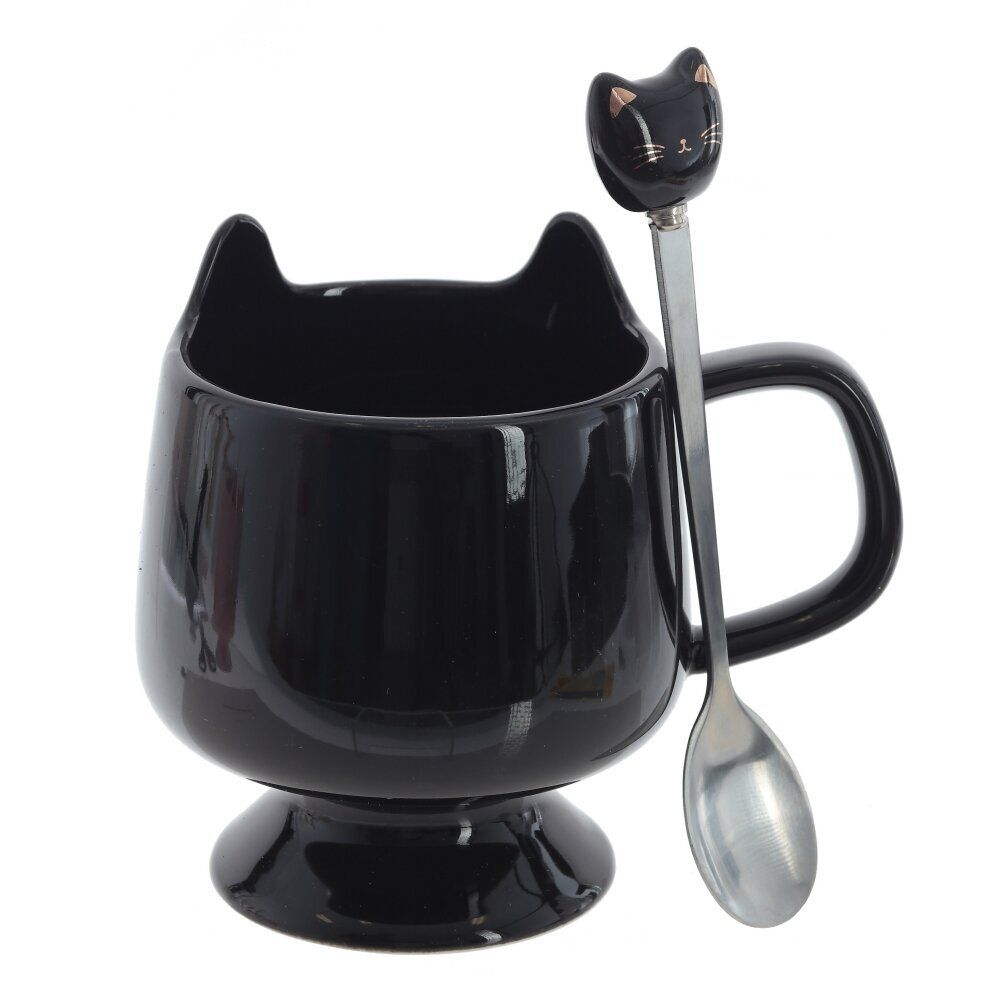 GAEM Кружка с ложкой, 280 мл, L12 W9 H11 см, 3в.