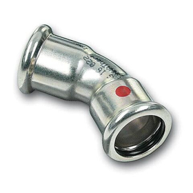 Пресс отвод для труб из углеродистой стали SANHA 54 х 45° (ВПр - ВПр)