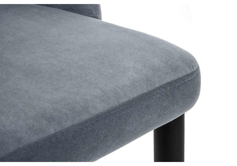 Стул на металлокаркасе Kora gray / black