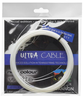 Теннисные струны Weiss Canon Ultra Cable (12 m) - белый