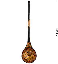 Народные промыслы ХЛ-048/3 Ложка «Подарок рыбаку» (Хохлома)