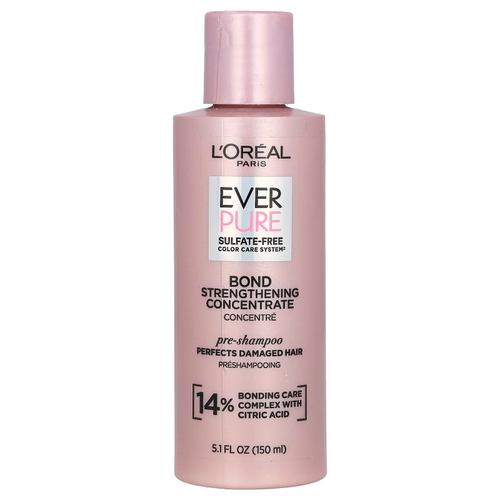 L'Oréal, Ever Pure, готовое средство для мытья головы, концентрат для укрепления связей, 150 мл (5,1 жидк. унции)