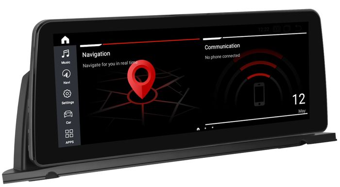 Магнитола для BMW 5 GT (F07) 2009-2013 CIC - RDL-1258 монитор 12.3" на Android 13, Быстрая, CarPlay, 4G SIM-слот
