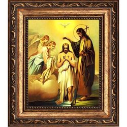 Богоявление (Крещение) Господне . Икона на холсте.