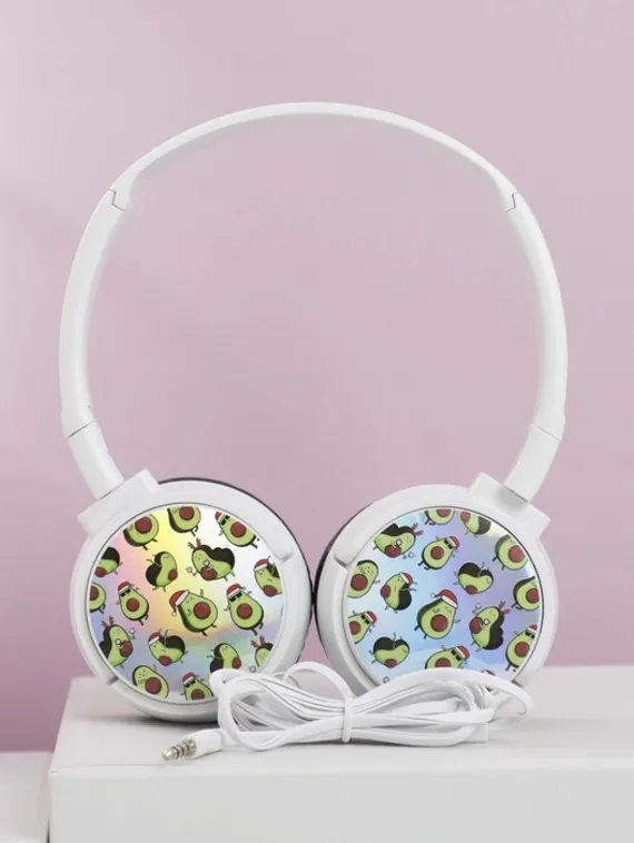 Наушники накладные «Нооовый год к нам мчится», с микрофоном