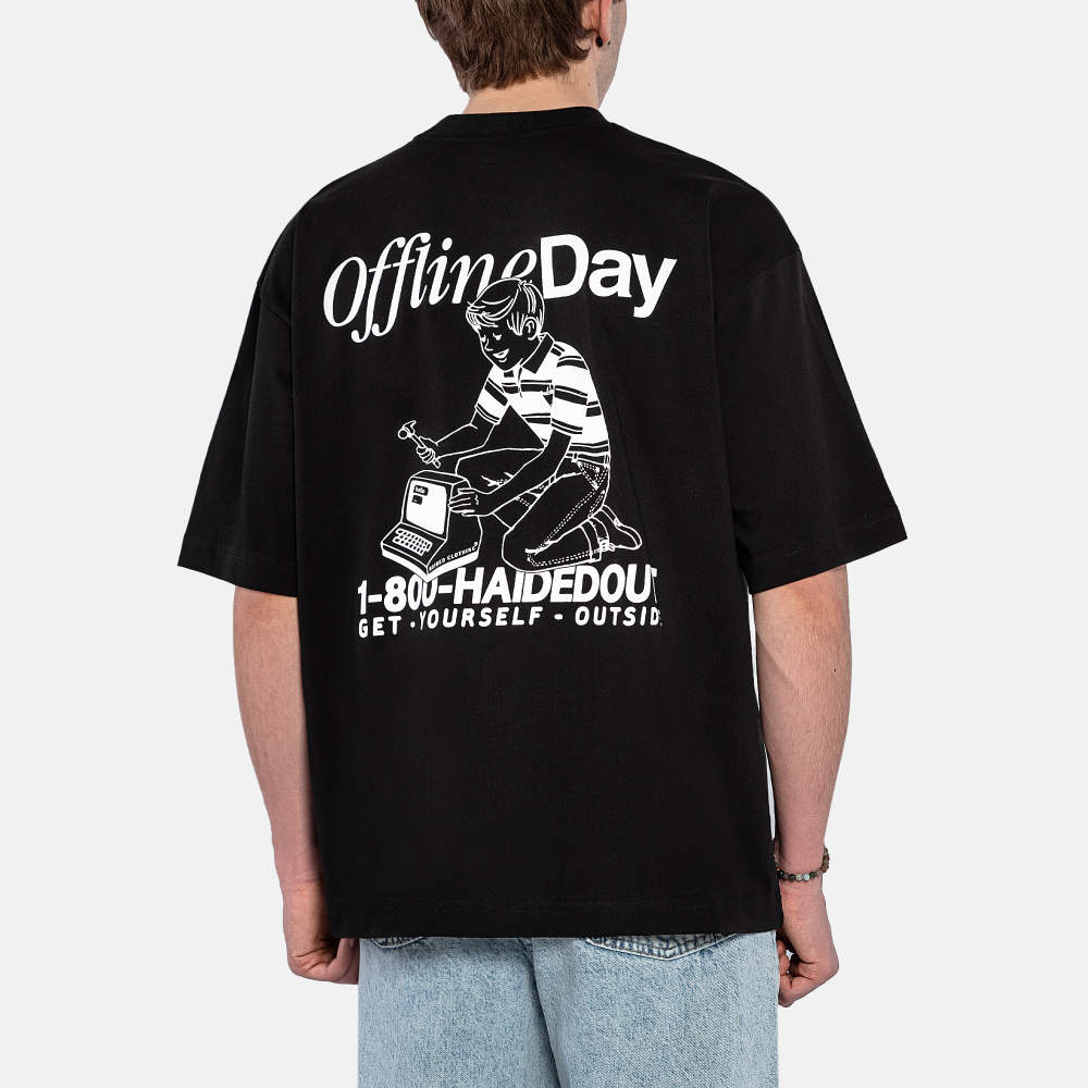 Футболка HAIDED OFFLINE DAY Черный