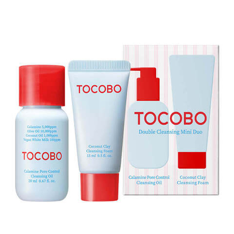 Набор миниатюр для двойного очищения Tocobo Double Cleanser Mini Duo 15 ml+20 ml