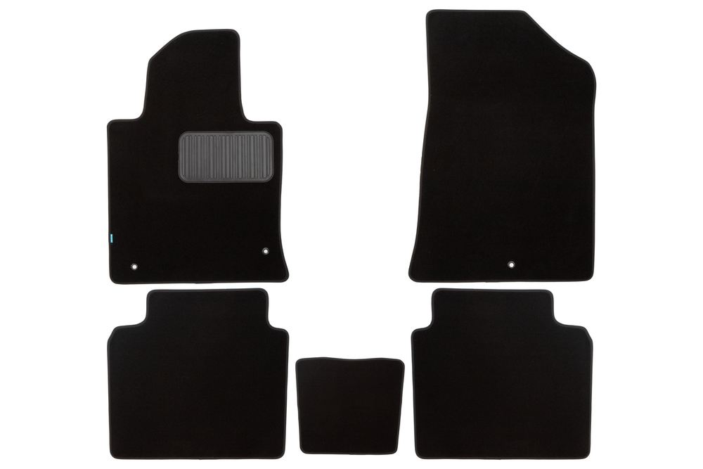 Коврики в салон для HYUNDAI Sonata 2017-2019 седан, 5 шт. (текстиль) KLEVER03206622110KH