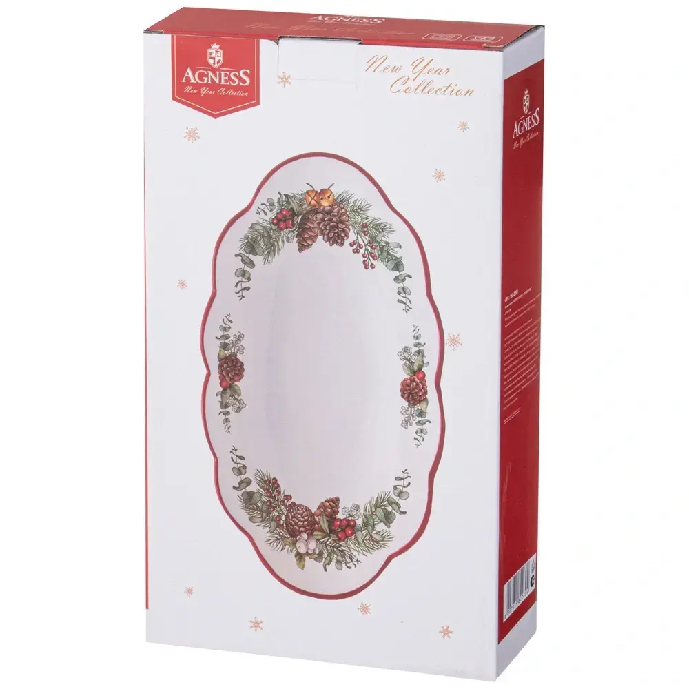 Блюдо керамическое 30,7*17,7*6см «CELEBRATION»