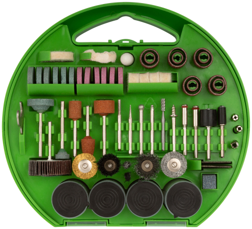 Набор насадок для гравировальной машины в чемоданчике 190 шт. 36496