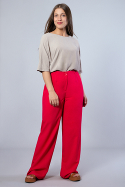 Брюки женские 02, красный #38К0202