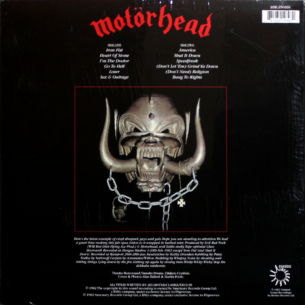 Motorhead / Iron Fist (LP)