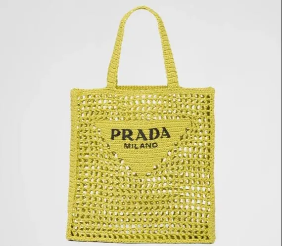 Женская сумка-тоут PRADA RAFFIA