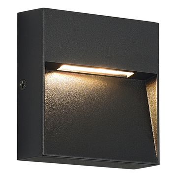 SL9537.411.14 Светильник уличный настенный ST-Luce черный/черный LED 1*1,5W 3000K LADE