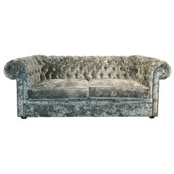 Диван для кабинета "Челси 2 Краш" с раскладным механизмом