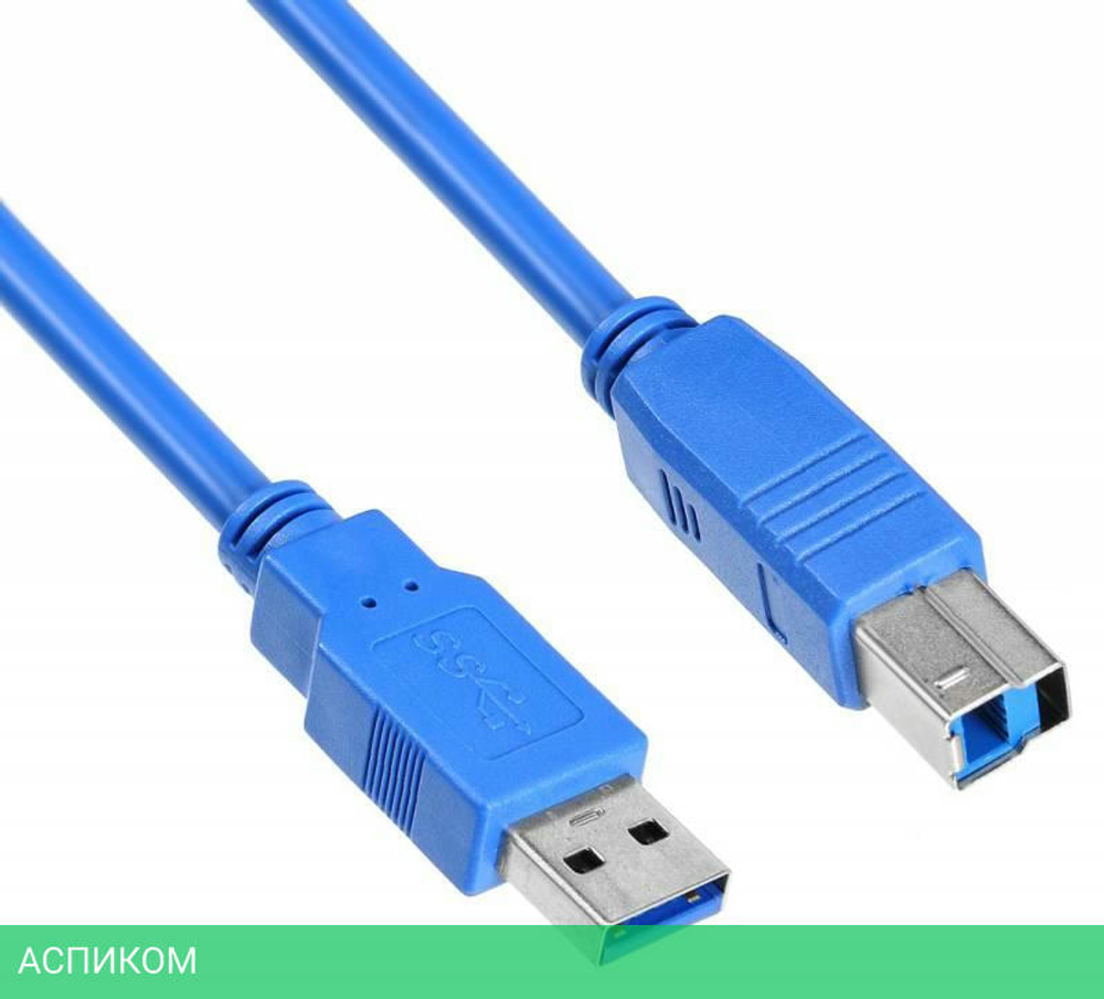 Кабель Buro USB3.0-AM/BM синий