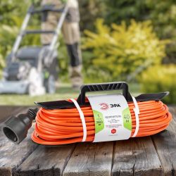 Удлинитель силовой ЭРА UFx-1e-3x1.5-40m на рамке c заземлением 1 розетка 40м ПВС 3x1.5мм2