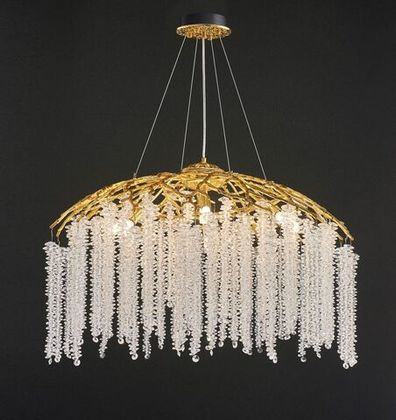 Люстра Coral Crystals Cascade Copper II D100