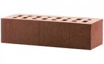 Кирпич клинкер ЛСР фасадный 0,71НФ Темно-красный с бордовым песком «Порту» винтаж М-300 250x85x65
