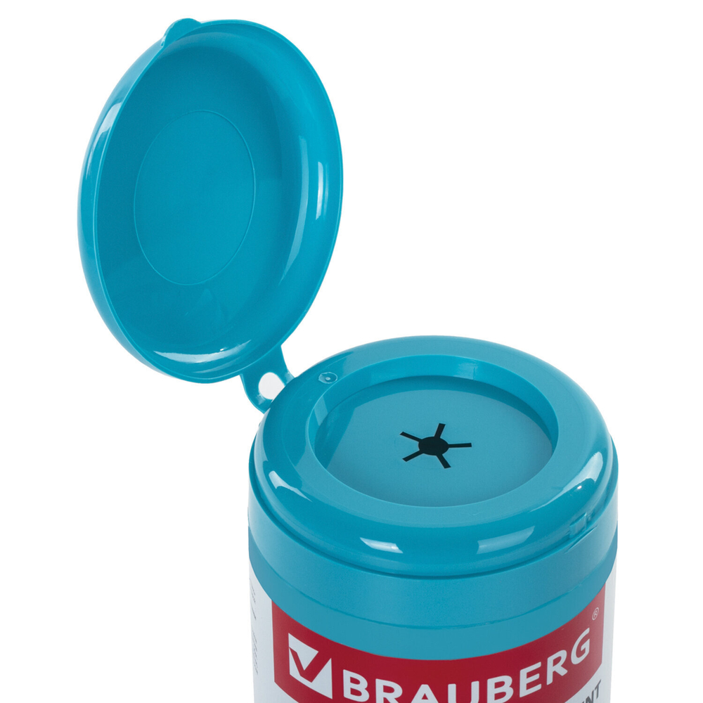 Салфетки АНТИБАКТЕРИАЛЬНЫЕ ДЛЯ МОНИТОРОВ ОПТИКИ И ПЛАСТИКА плотные BRAUBERG 100 шт. ВБ (4 штуки в упаковке)
