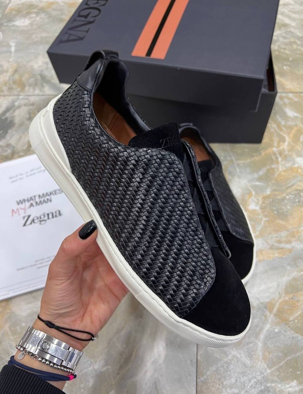 Кеды Zegna