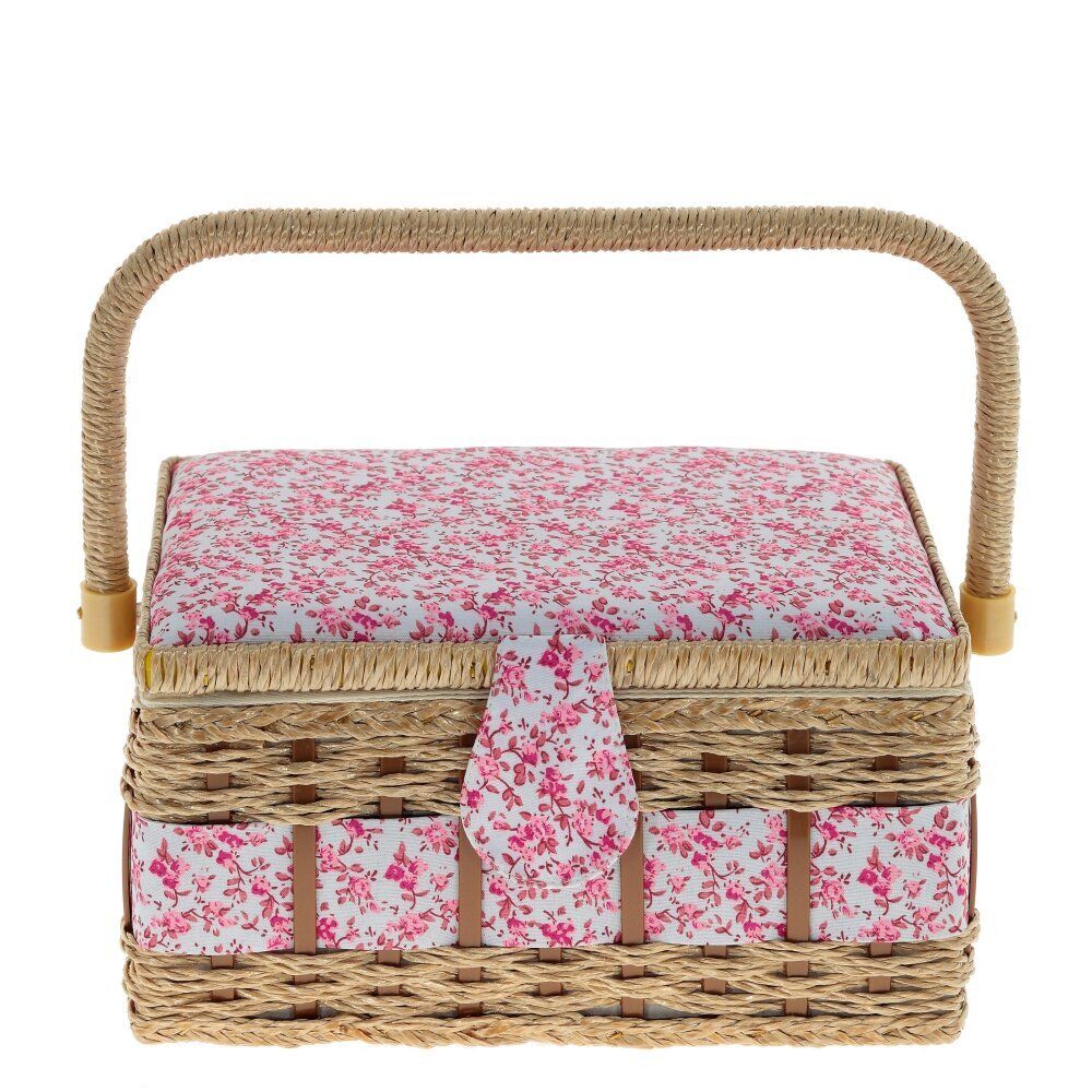 GAEM Шкатулка для рукоделия (с подносом и набором для шитья), L28 W18 H13 см