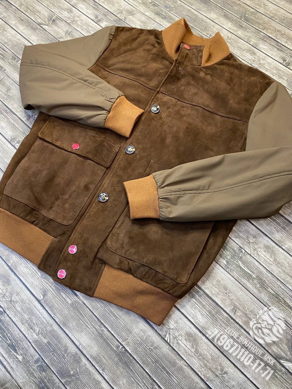 Комбинированная куртка Kiton