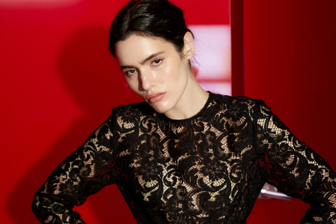 Комплект из французского кружева 