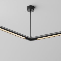 Угловой коннектор 120° для системы с вводом питания Maytoni   CA018LWC-P-B