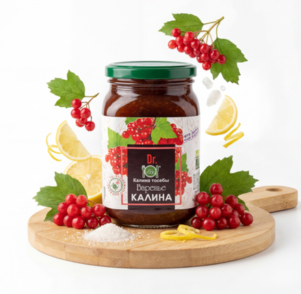 Десертное варенье Калина 900 гр, Казахстан