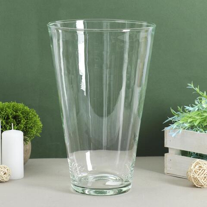 Ваза "Коническая" большая  d-18,5см  29х18,5х10см