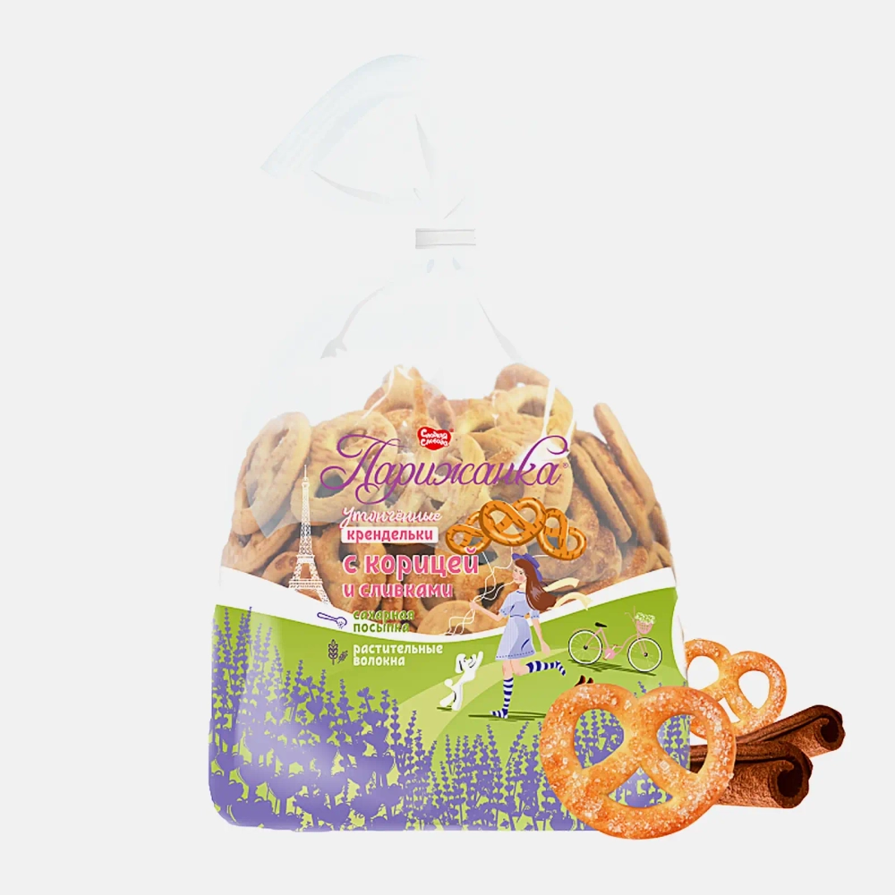 Печенье Сладкая слобода затяжное Крекер Парижанка сливочный 250г