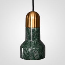 Подвесной светильник JAZZ STONE green brass