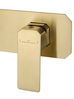 Смеситель для раковины встраиваемый WONZON & WOGHAND DIAMOND, Брашированное золото (WW-88869011-BG)