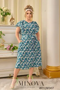 Платье 2457-морская волна Minova