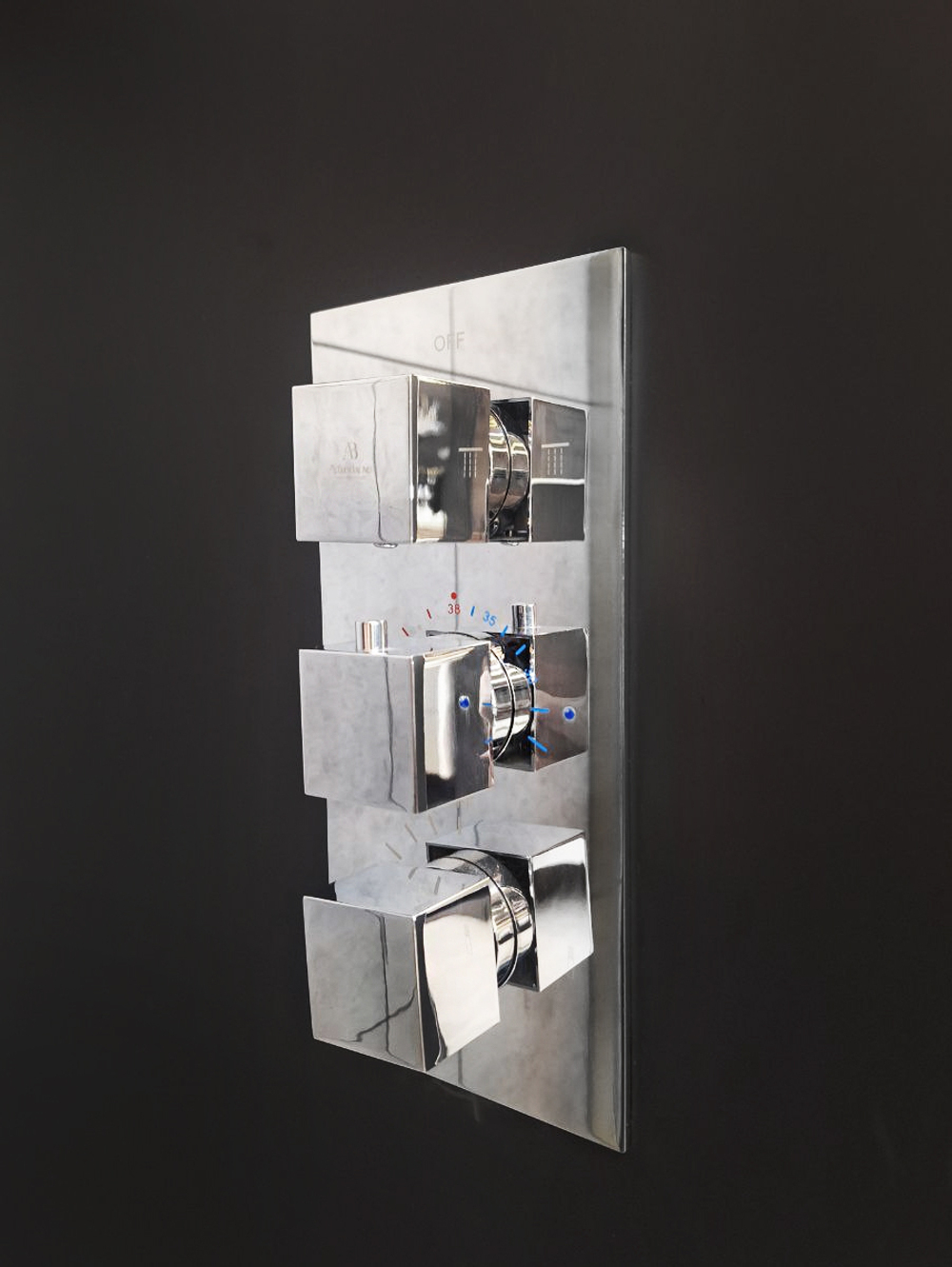 Встраиваемая душевая система с термостатом AltroBagno Cascata 040101 Cr