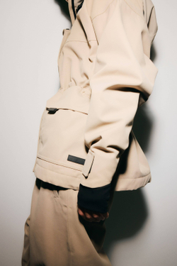 H&M Лыжная куртка с воротником ThermoMove™, бежевый